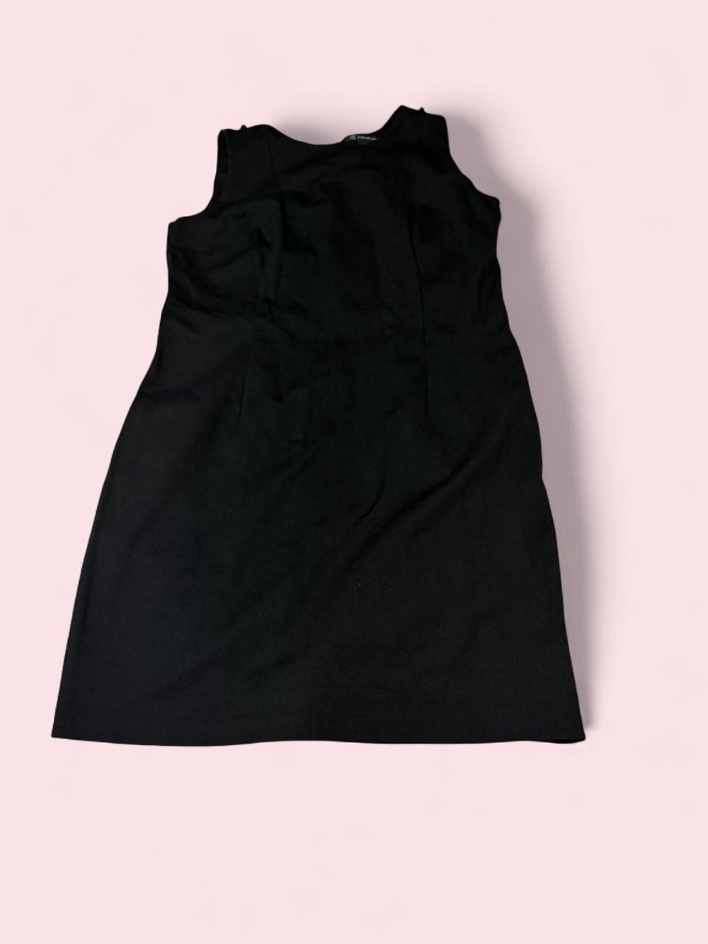 INC International Concepts Black Sleeveless Mini Sheath Dress